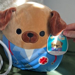 Squishmallows Heroes Series Daryl the dog paramedic first responder 8”